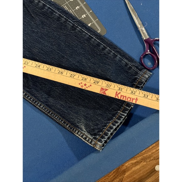 Levi's 511 Slim Fit Jeans Mens 42x32 Blue Fade / Wallet 100% Cotton - Picture 8 of 9